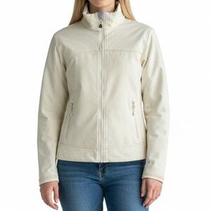 Columbia Titanium Omni-Tech Softshell Cream Jacket Size S